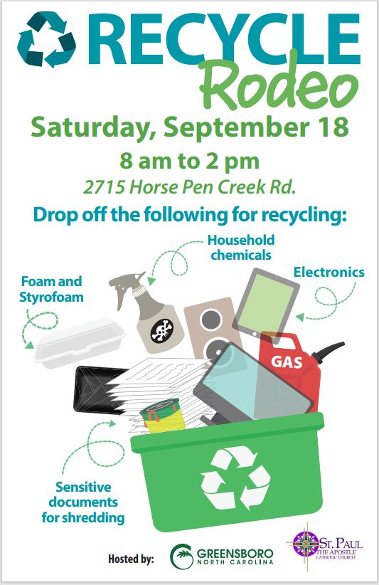 recycle rodeo Saturday, September 18, 2021