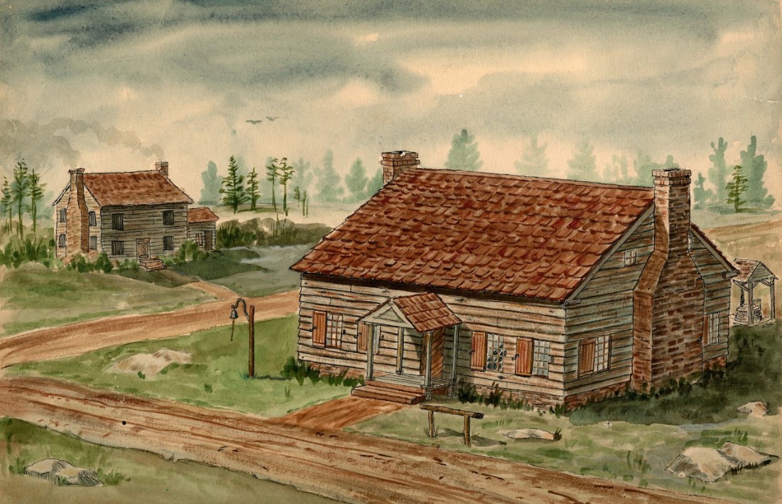 Guilford County Courthouse at Martinville 1809 to 1815