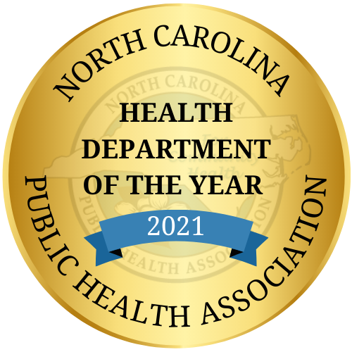 North Carolina Public Health Association Health Department of the Year Award 2021