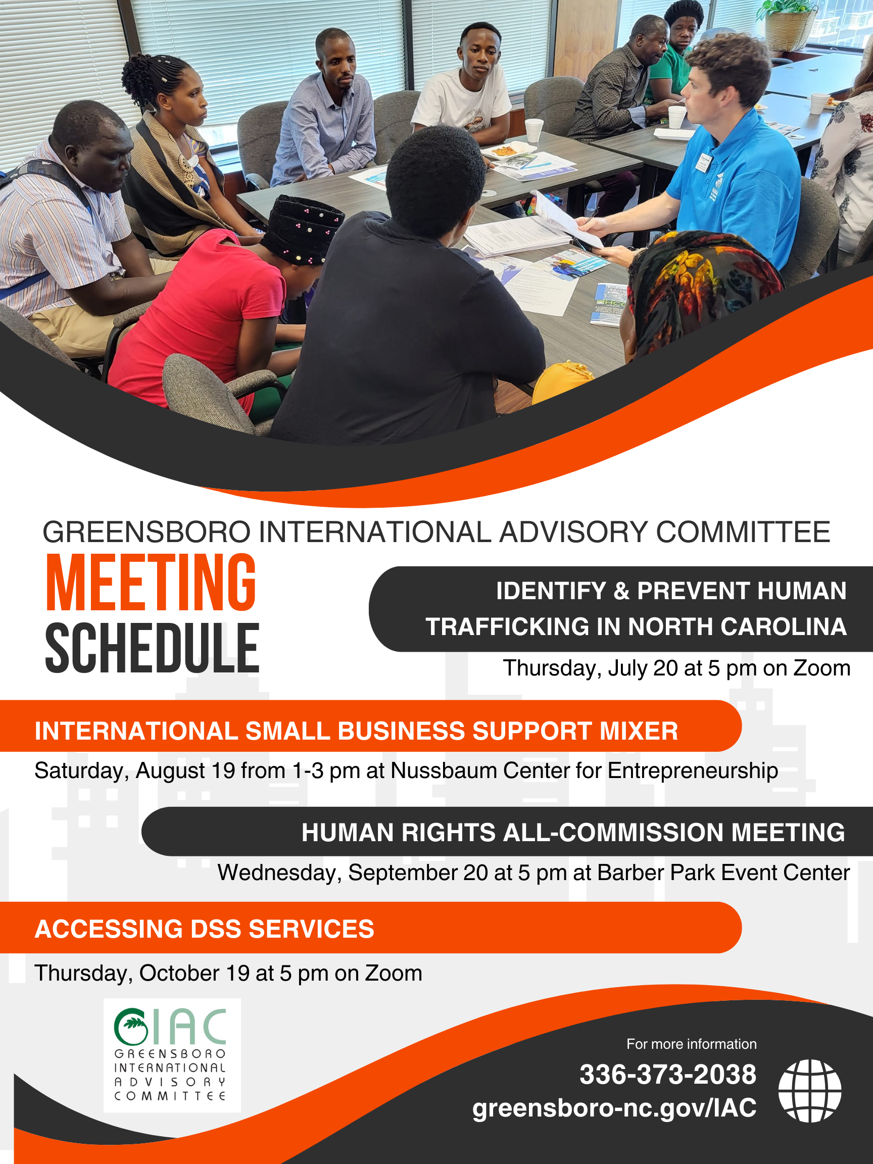 IAC Meeting Schedule