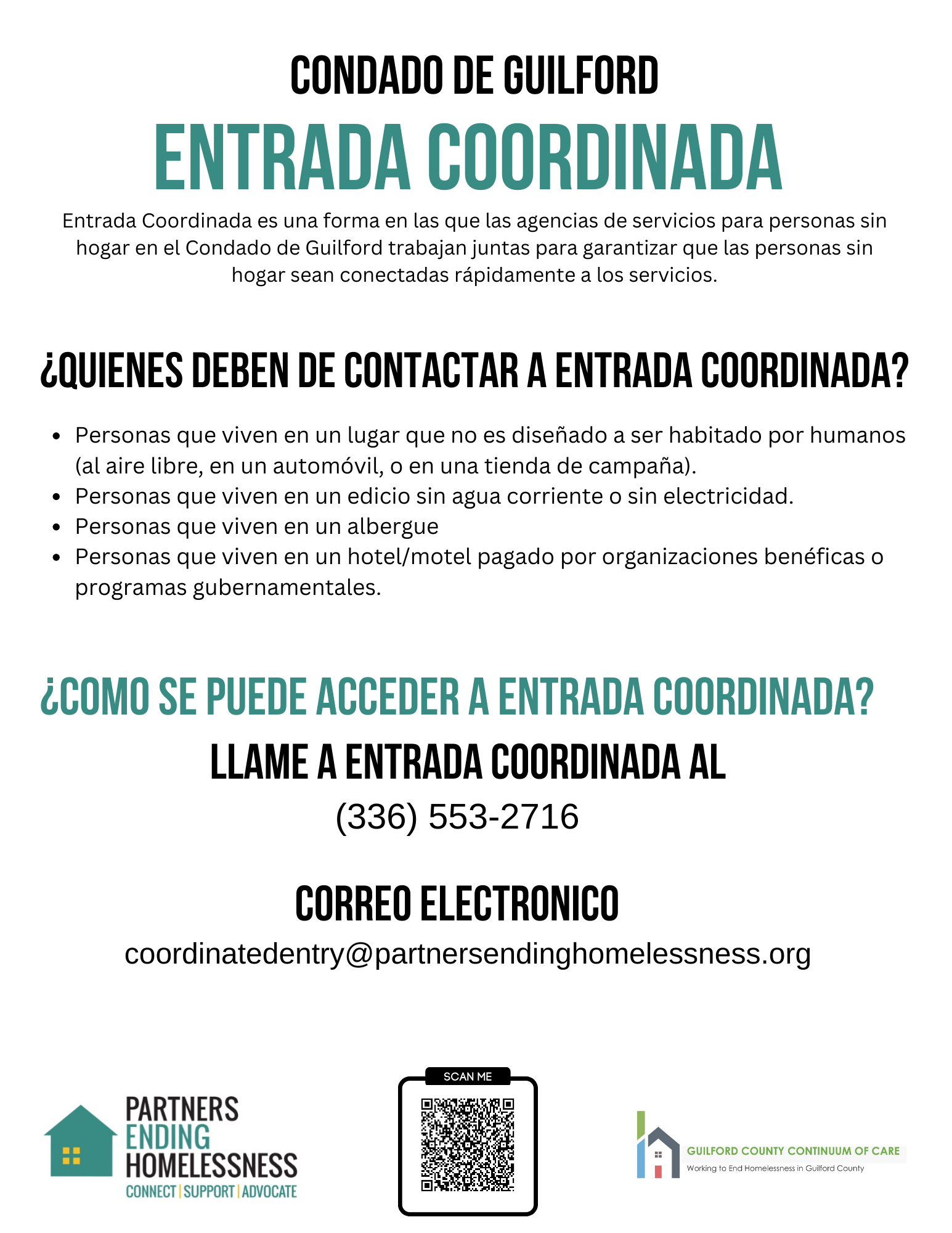 Connecting with Coordinated Entry [Spanish]