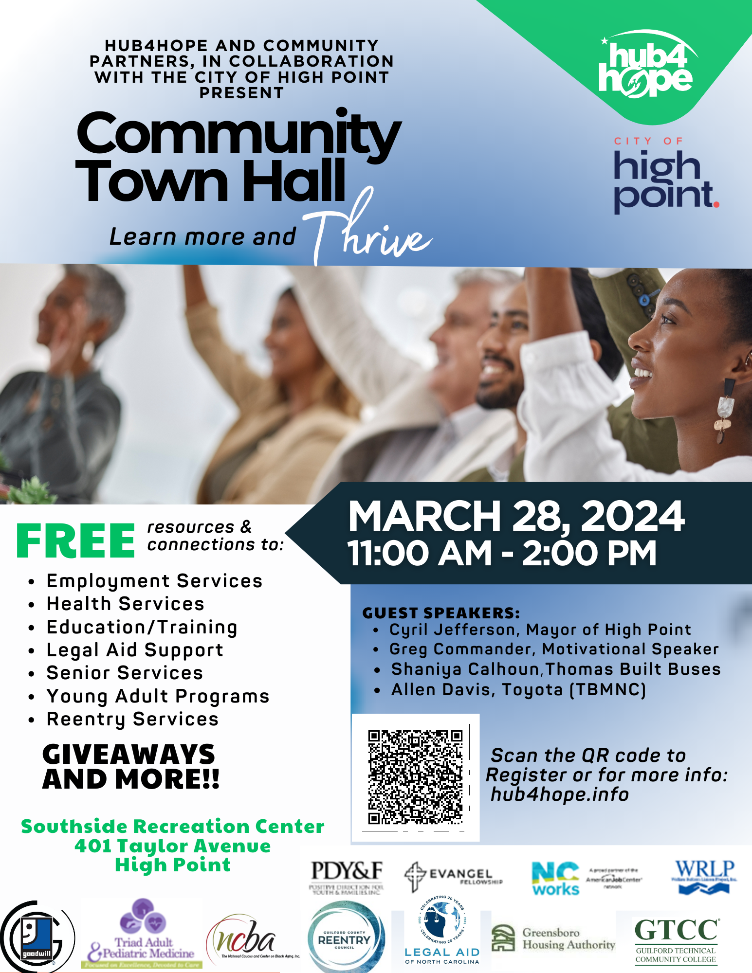 Community Town Hall Flyer 032824