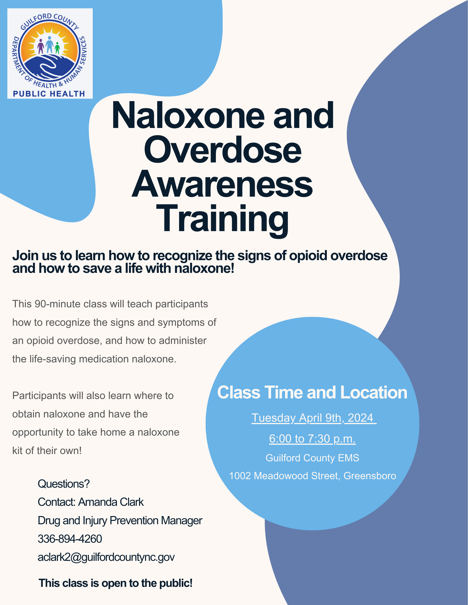 Public Health Naloxone Training