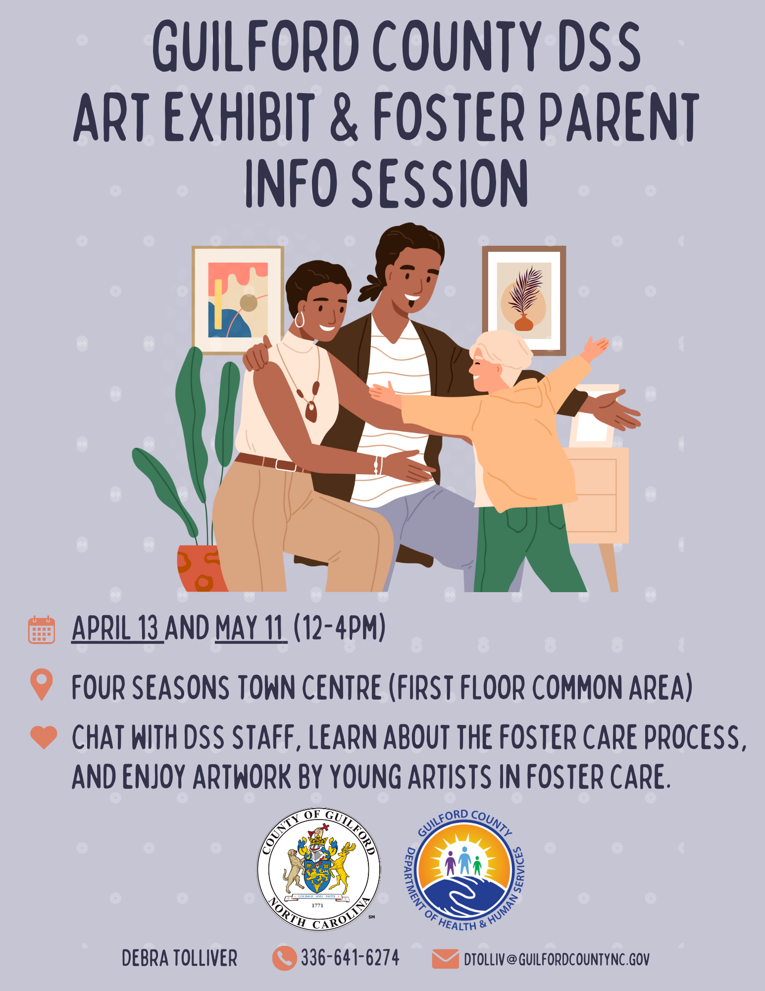 DSS Art Exhibit & Foster Parent Info Session