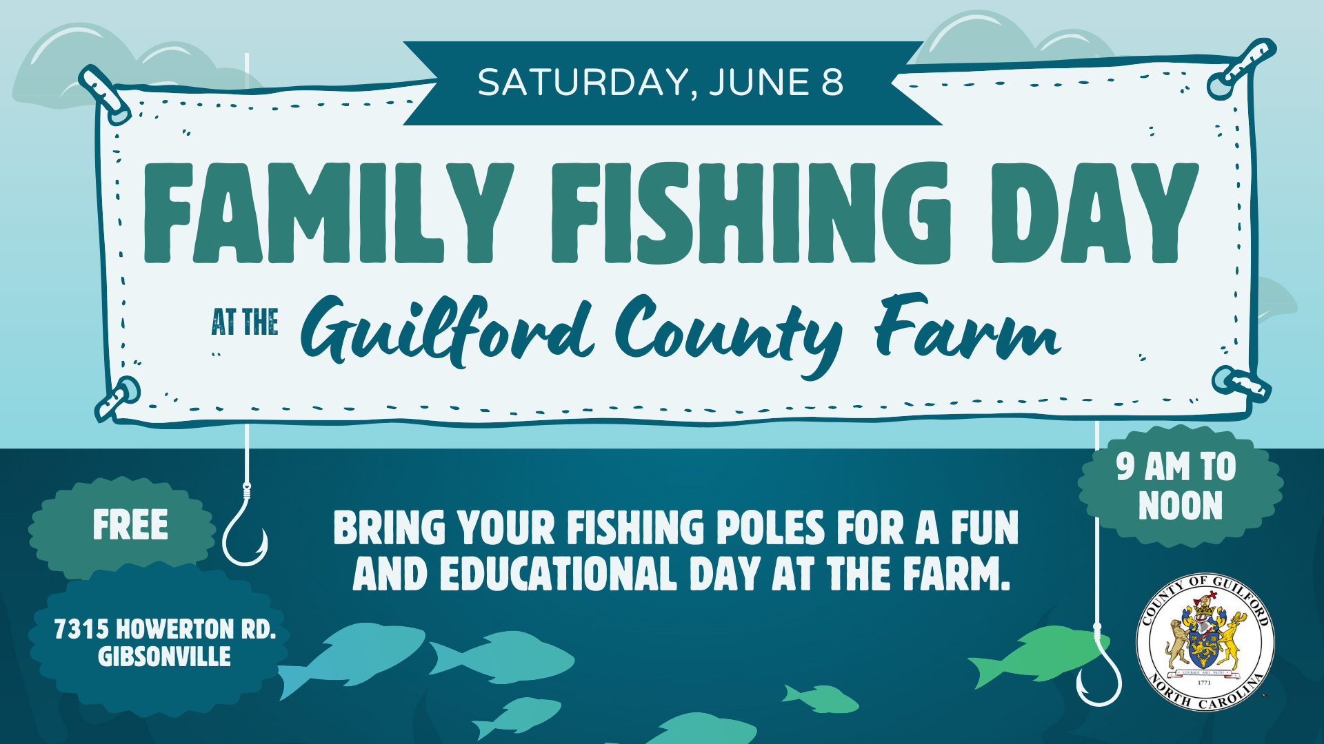 Family Fishing Day 2024 Facebook Cover