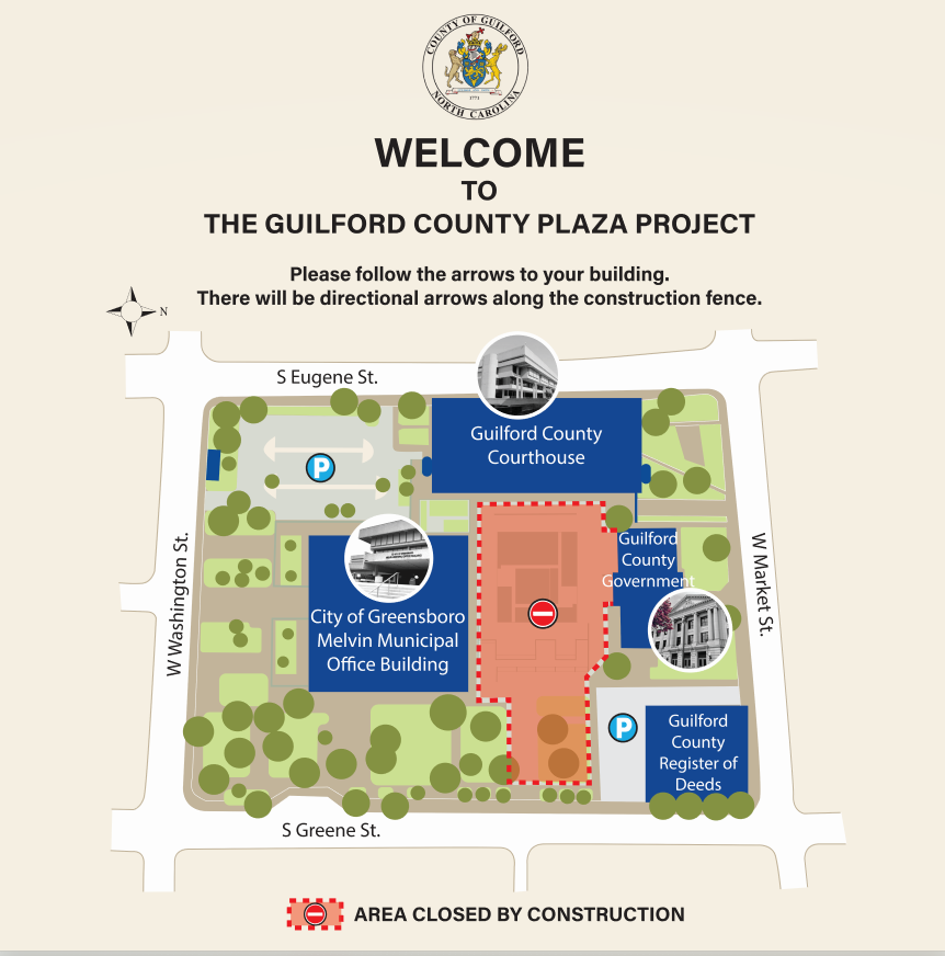 Plaza Construction Map