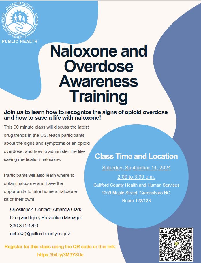 Naloxone and Overdose Awareness Training 9-14-2024