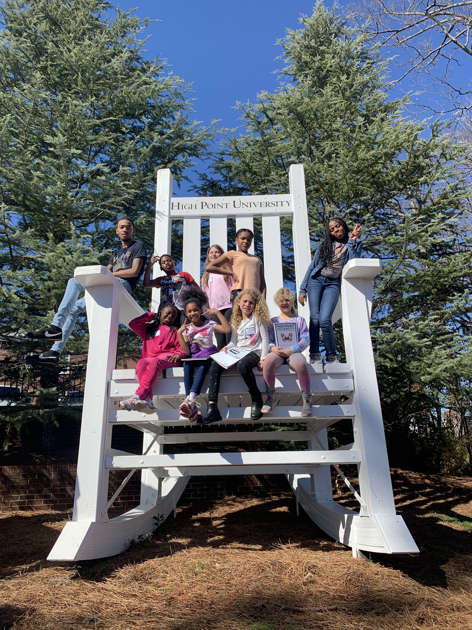 Rocking chair group photo