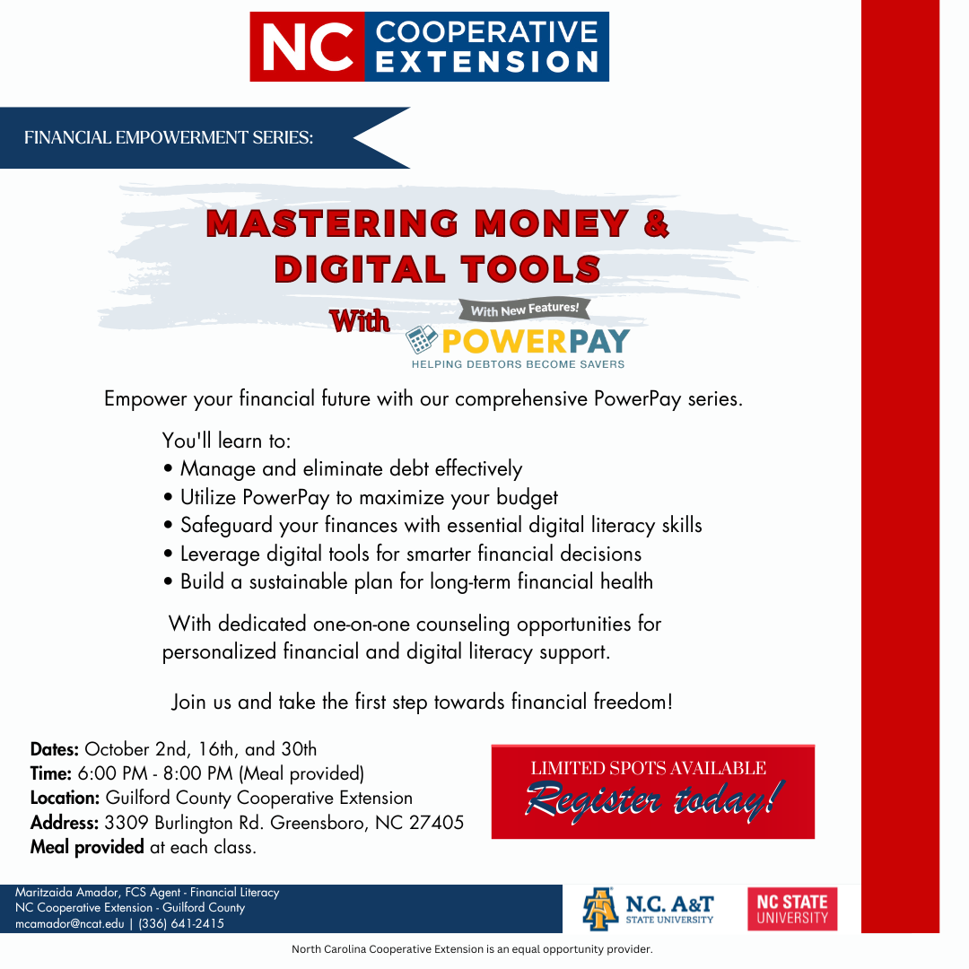 Cooperative Extension Finanical Empowerment Series 