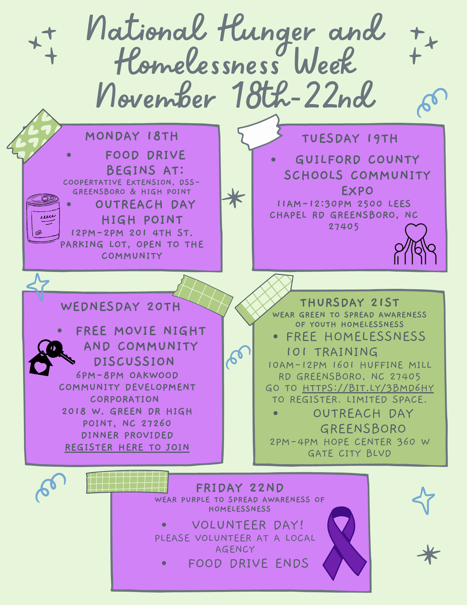 National Hunger and Homelessness Week 11.18.24-11.22.24 Corrected