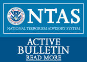 NTAS Active Bulletin button